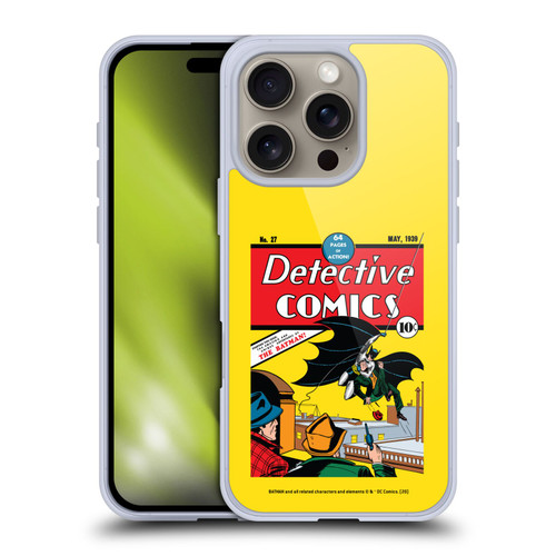 Batman DC Comics Iconic Comic Book Costumes Detective Comics #27 Soft Gel Case for Apple iPhone 16 Pro & MagSafe