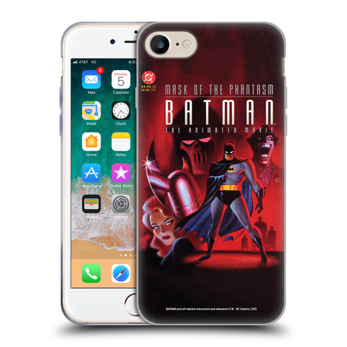 Batman DC Comics Iconic Comic Book Costumes Animated Movie Phantasm Joker Soft Gel Case for Apple iPhone 7 / 8 / SE 2020 & 2022 & MagSafe