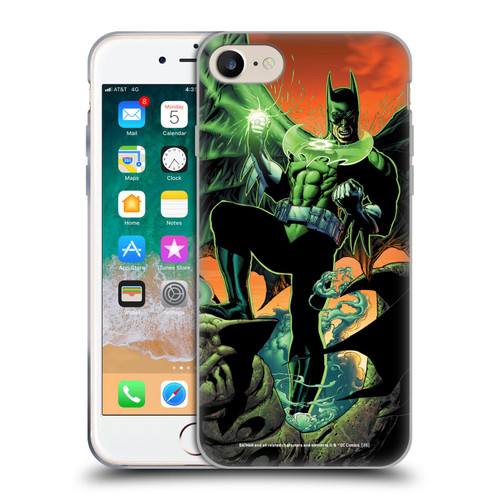 Batman DC Comics Iconic Comic Book Costumes Green Lantern Soft Gel Case for Apple iPhone 7 / 8 / SE 2020 & 2022 & MagSafe