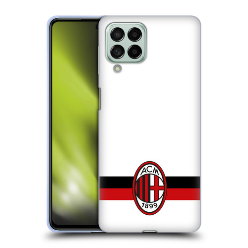 AC Milan Crest White Soft Gel Case for Samsung Galaxy M53 (2022)
