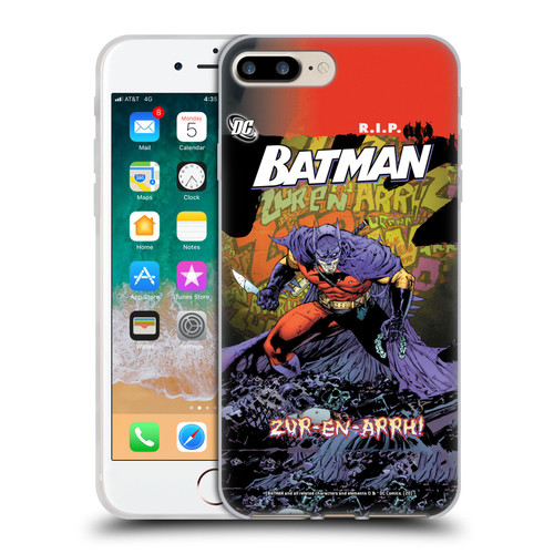 Batman DC Comics Iconic Comic Book Costumes Zur-En-Arrh Soft Gel Case for Apple iPhone 7 Plus / iPhone 8 Plus & MagSafe