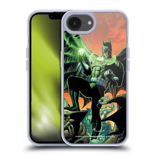 Batman DC Comics Iconic Comic Book Costumes Green Lantern Soft Gel Case for Apple iPhone 16e & MagSafe