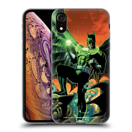 Batman DC Comics Iconic Comic Book Costumes Green Lantern Soft Gel Case for Apple iPhone XR