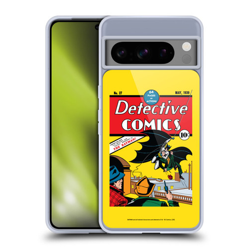 Batman DC Comics Iconic Comic Book Costumes Detective Comics #27 Soft Gel Case for Google Pixel 8 Pro