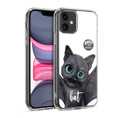 Animal Club International Faces Bat Soft Gel Case for Apple iPhone 11