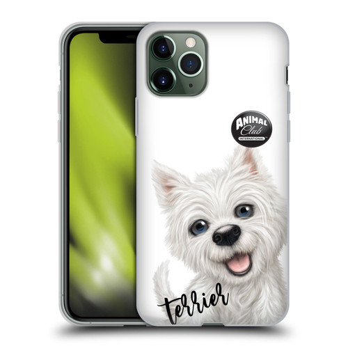 Animal Club International Faces Terrier Soft Gel Case for Apple iPhone 11 Pro & MagSafe
