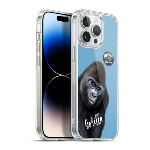 Animal Club International Faces Gorilla Soft Gel Case for Apple iPhone 13 Pro Max & MagSafe