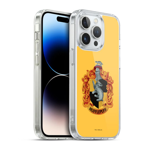 Harry Potter Chamber Of Secrets I Hufflepuff Crest Soft Gel Case for Apple iPhone 13 Pro & MagSafe