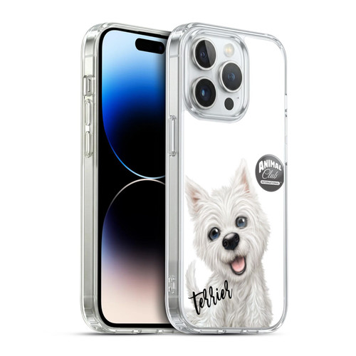 Animal Club International Faces Terrier Soft Gel Case for Apple iPhone 14 Pro & MagSafe