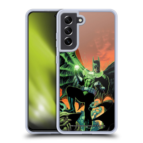 Batman DC Comics Iconic Comic Book Costumes Green Lantern Soft Gel Case for Samsung Galaxy S21 FE 5G & MagSafe