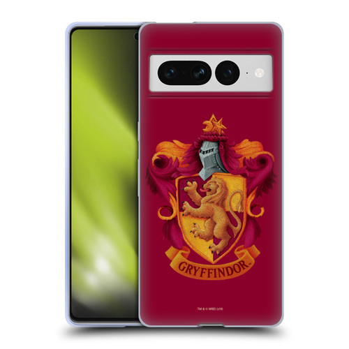Harry Potter Chamber Of Secrets I Gryffindor Crest Soft Gel Case for Google Pixel 7 Pro