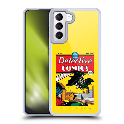 Batman DC Comics Iconic Comic Book Costumes Detective Comics #27 Soft Gel Case for Samsung Galaxy S21 5G & MagSafe