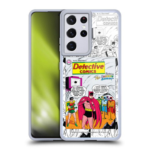Batman DC Comics Iconic Comic Book Costumes Rainbow Soft Gel Case for Samsung Galaxy S21 Ultra 5G & MagSafe