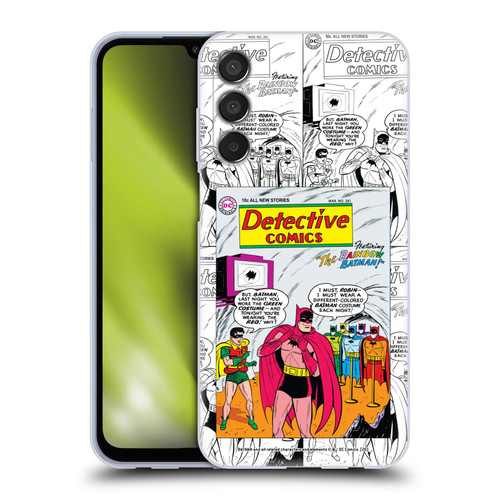 Batman DC Comics Iconic Comic Book Costumes Rainbow Soft Gel Case for Samsung Galaxy M15/F15 5G