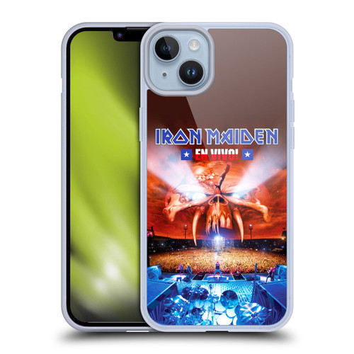 Iron Maiden Tours Concert Soft Gel Case for Apple iPhone 14 Plus & MagSafe