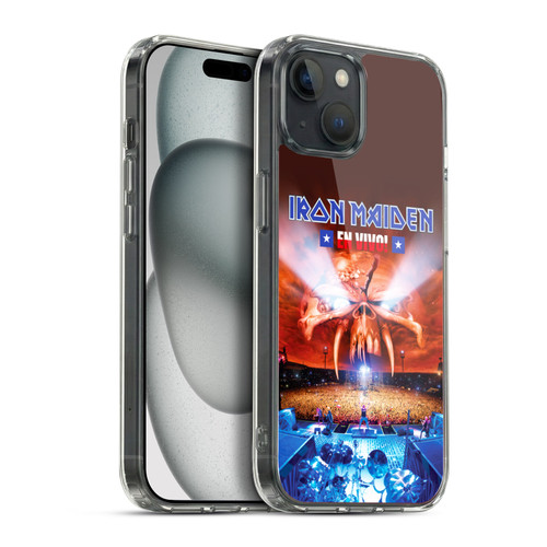 Iron Maiden Tours Concert Soft Gel Case for Apple iPhone 15 Plus & MagSafe