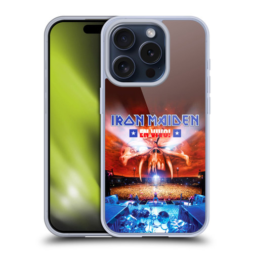Iron Maiden Tours Concert Soft Gel Case for Apple iPhone 15 Pro & MagSafe
