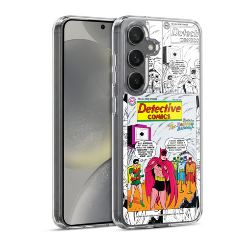 Batman DC Comics Iconic Comic Book Costumes Rainbow Soft Gel Case for Samsung Galaxy S24 5G & MagSafe