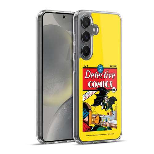 Batman DC Comics Iconic Comic Book Costumes Detective Comics #27 Soft Gel Case for Samsung Galaxy S24+ 5G & MagSafe