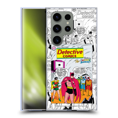 Batman DC Comics Iconic Comic Book Costumes Rainbow Soft Gel Case for Samsung Galaxy S24 Ultra 5G & MagSafe