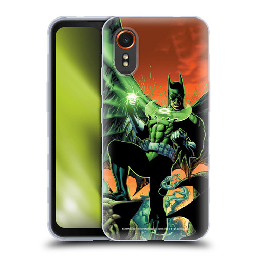 Batman DC Comics Iconic Comic Book Costumes Green Lantern Soft Gel Case for Samsung Galaxy Xcover7 5G