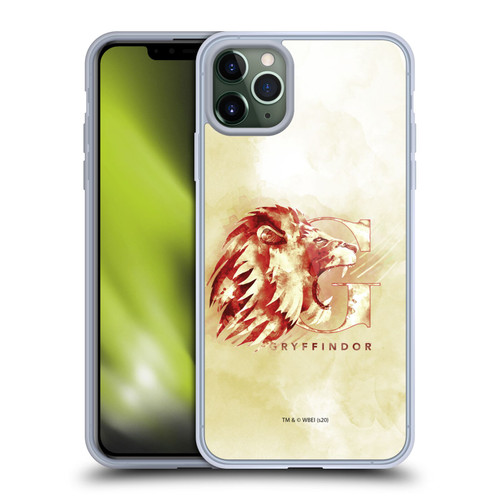 Harry Potter Deathly Hallows XVI Gryffindor Soft Gel Case for Apple iPhone 11 Pro Max & MagSafe