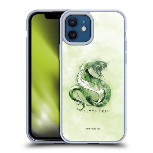 Harry Potter Deathly Hallows XVI Slytherin Soft Gel Case for Apple iPhone 12 / iPhone 12 Pro & MagSafe