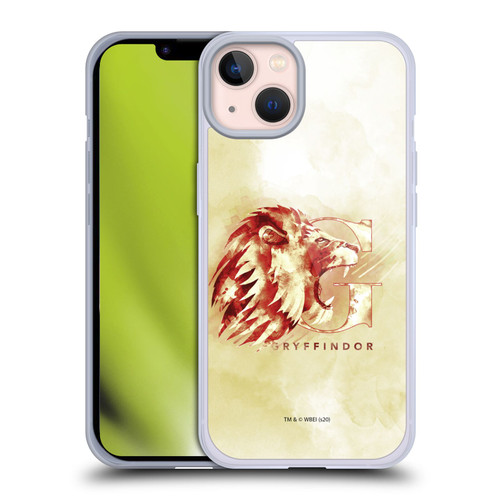 Harry Potter Deathly Hallows XVI Gryffindor Soft Gel Case for Apple iPhone 13
