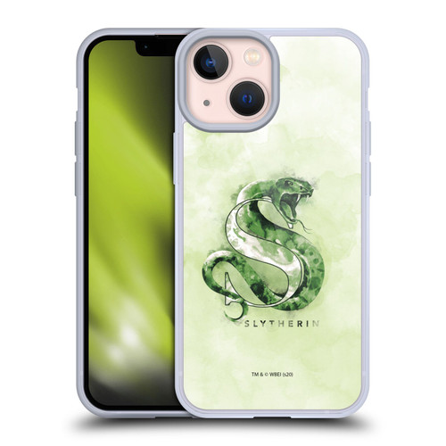 Harry Potter Deathly Hallows XVI Slytherin Soft Gel Case for Apple iPhone 13 Mini & MagSafe