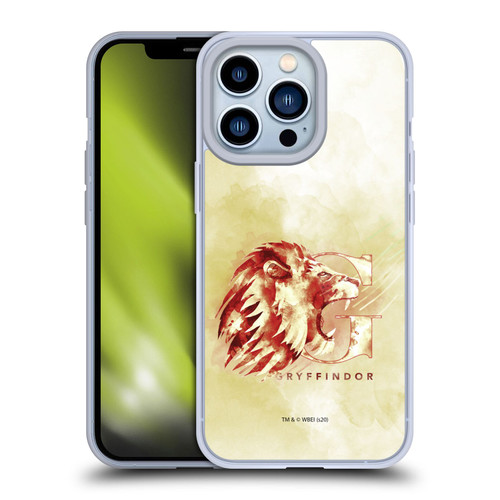 Harry Potter Deathly Hallows XVI Gryffindor Soft Gel Case for Apple iPhone 13 Pro & MagSafe