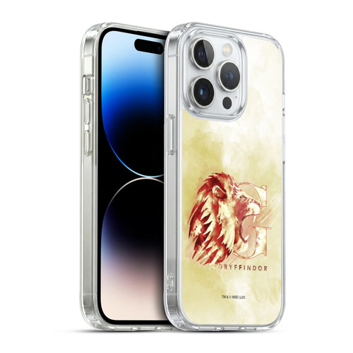 Harry Potter Deathly Hallows XVI Gryffindor Soft Gel Case for Apple iPhone 13 Pro & MagSafe