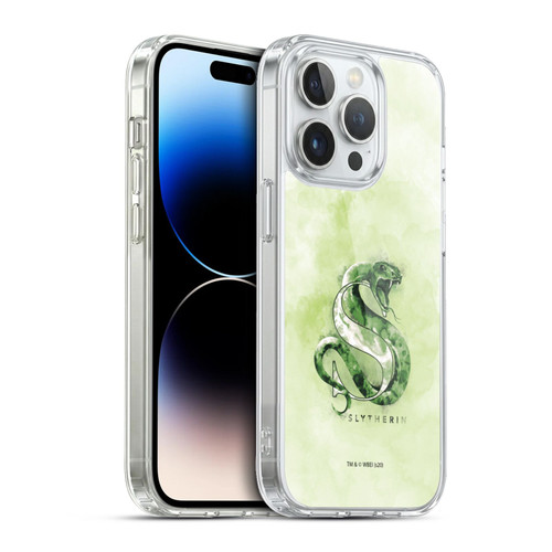 Harry Potter Deathly Hallows XVI Slytherin Soft Gel Case for Apple iPhone 13 Pro & MagSafe