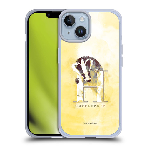 Harry Potter Deathly Hallows XVI Hufflepuff Soft Gel Case for Apple iPhone 14