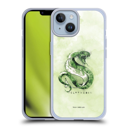 Harry Potter Deathly Hallows XVI Slytherin Soft Gel Case for Apple iPhone 14