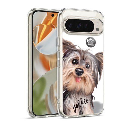 Animal Club International Faces Yorkie Soft Gel Case for Google Pixel 9 / Pixel 9 Pro