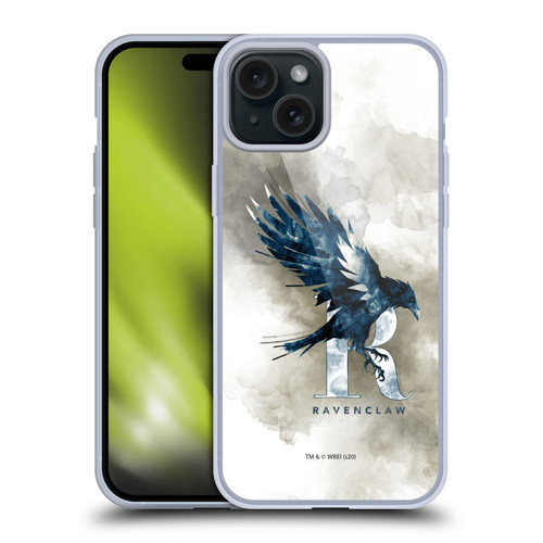 Harry Potter Deathly Hallows XVI Ravenclaw Soft Gel Case for Apple iPhone 15 Plus & MagSafe