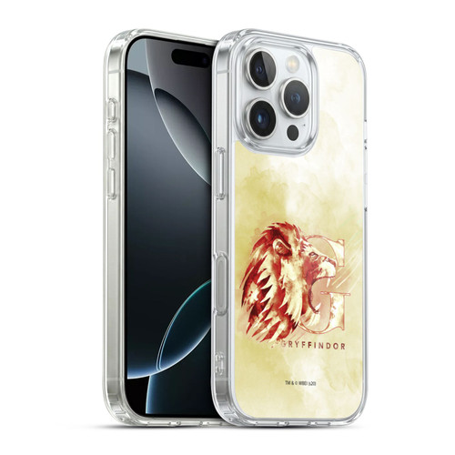 Harry Potter Deathly Hallows XVI Gryffindor Soft Gel Case for Apple iPhone 16 Pro & MagSafe
