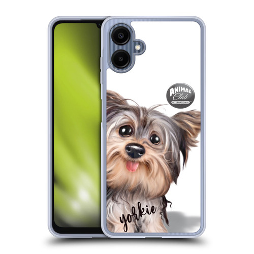 Animal Club International Faces Yorkie Soft Gel Case for Samsung Galaxy A06 4G