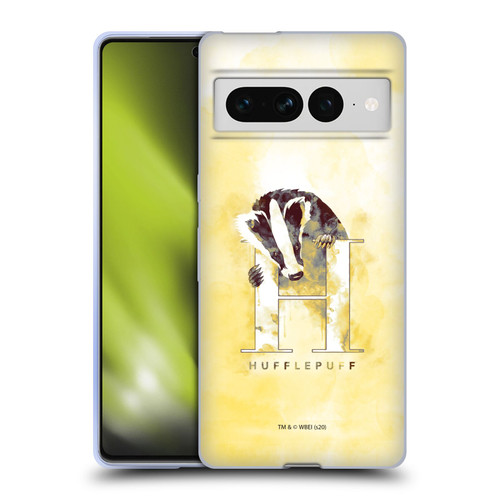 Harry Potter Deathly Hallows XVI Hufflepuff Soft Gel Case for Google Pixel 7 Pro