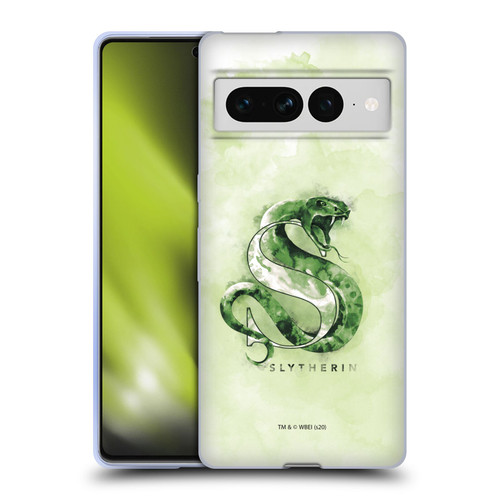 Harry Potter Deathly Hallows XVI Slytherin Soft Gel Case for Google Pixel 7 Pro