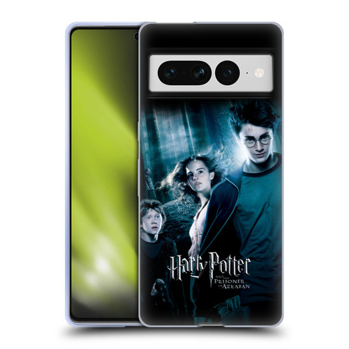 Harry Potter Prisoner Of Azkaban IV Ron, Harry & Hermione Poster 2 Soft Gel Case for Google Pixel 7 Pro