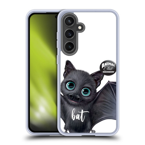 Animal Club International Faces Bat Soft Gel Case for Samsung Galaxy S24 FE & MagSafe