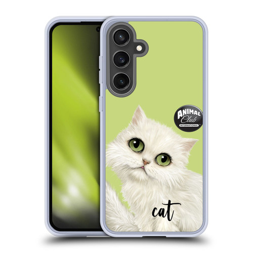 Animal Club International Faces British Shorthair Soft Gel Case for Samsung Galaxy S24 FE & MagSafe