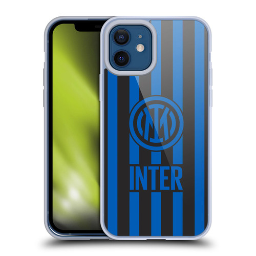 Fc Internazionale Milano Graphics Stripes 2 Soft Gel Case for Apple iPhone 12 / iPhone 12 Pro & MagSafe