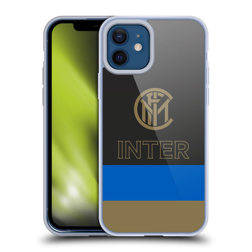 Fc Internazionale Milano Graphics Stripes Soft Gel Case for Apple iPhone 12 / iPhone 12 Pro & MagSafe