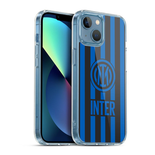 Fc Internazionale Milano Graphics Stripes 2 Soft Gel Case for Apple iPhone 13 Mini & MagSafe