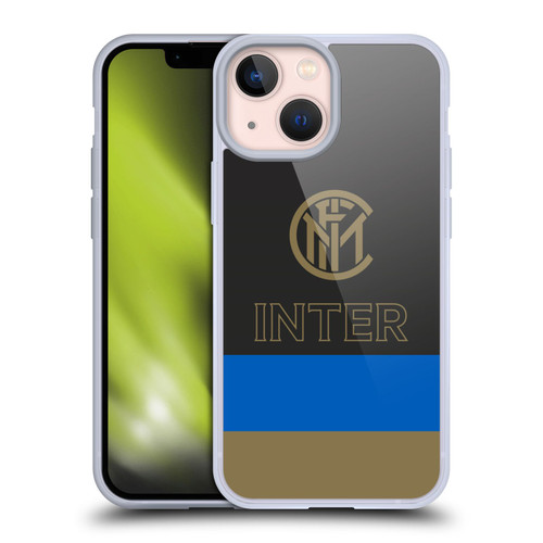 Fc Internazionale Milano Graphics Stripes Soft Gel Case for Apple iPhone 13 Mini & MagSafe