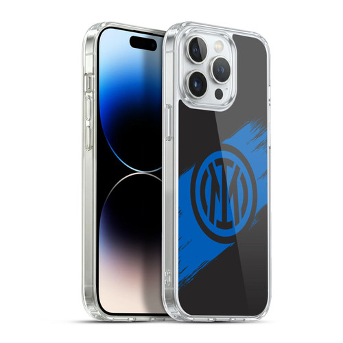Fc Internazionale Milano Graphics Brush Strokes Soft Gel Case for Apple iPhone 13 Pro Max & MagSafe