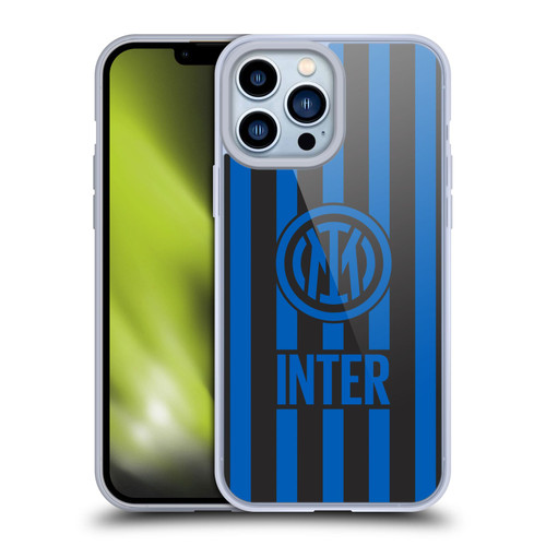 Fc Internazionale Milano Graphics Stripes 2 Soft Gel Case for Apple iPhone 13 Pro Max & MagSafe