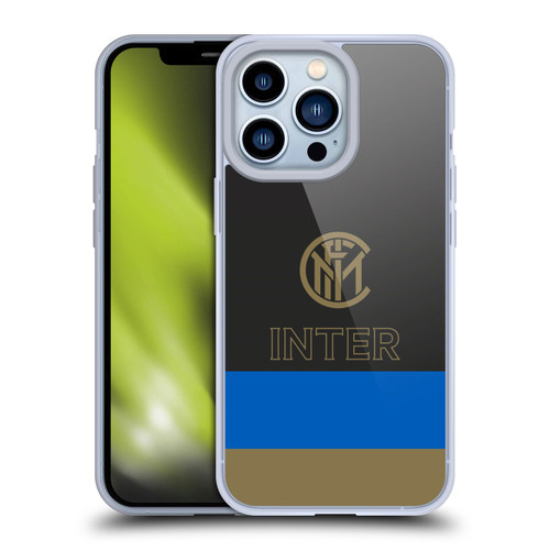 Fc Internazionale Milano Graphics Stripes Soft Gel Case for Apple iPhone 13 Pro & MagSafe